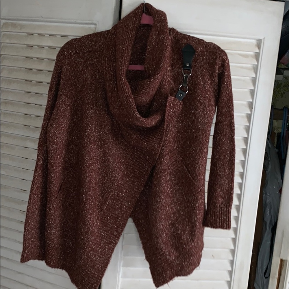 Sweater with hook detailing